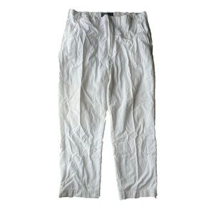 Polo Ralph Lauren white seersucker men's trouser